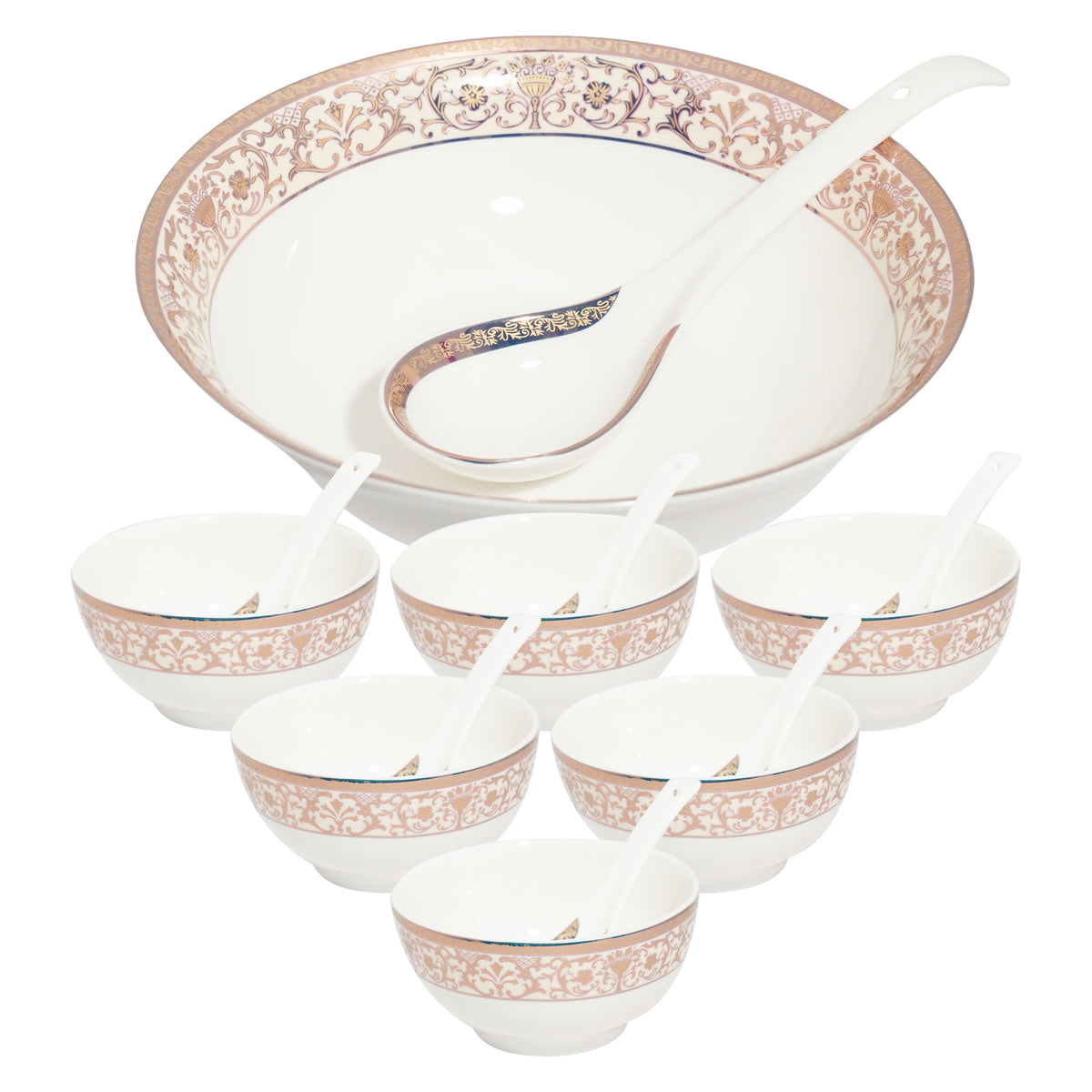 Addox Ceramic 14 Piece Pudding Set - Image 3