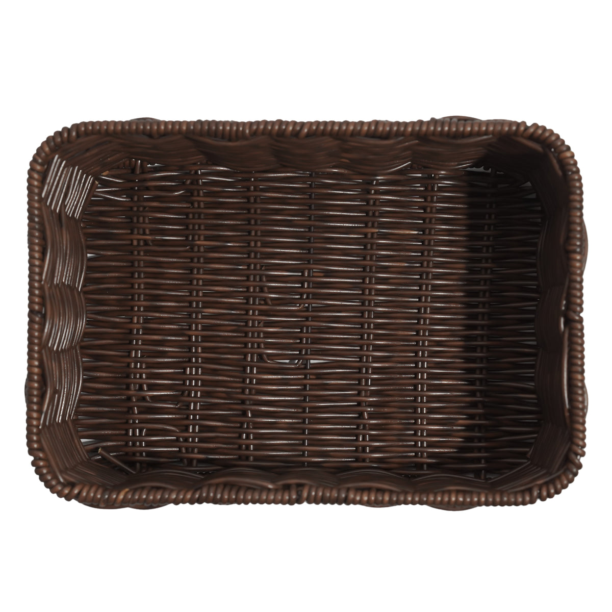 Wooden Rectangle Deep Basket Medium - Image 1