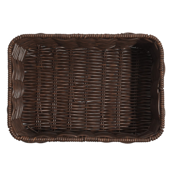 Wooden Rectangle Deep Basket Medium - Image 1
