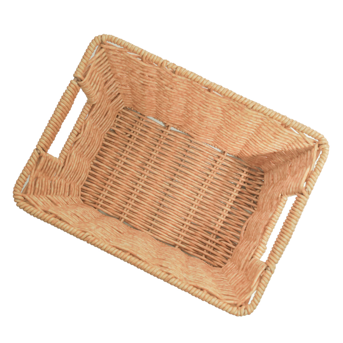 Wooden Deep Rectangle Basket - Image 2