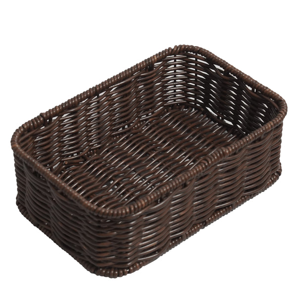 Wooden Rectangle Deep Basket Small - Image 1