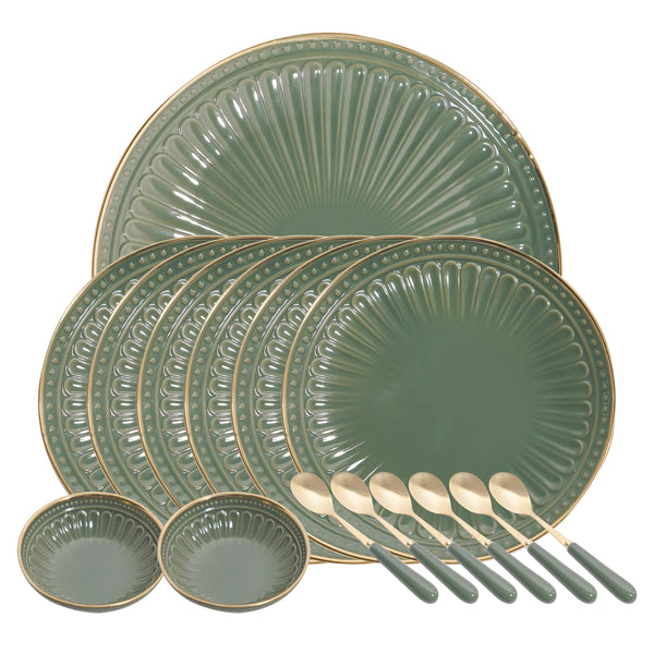 Addox Ceramic 15 Piece Round Snack - Image 1