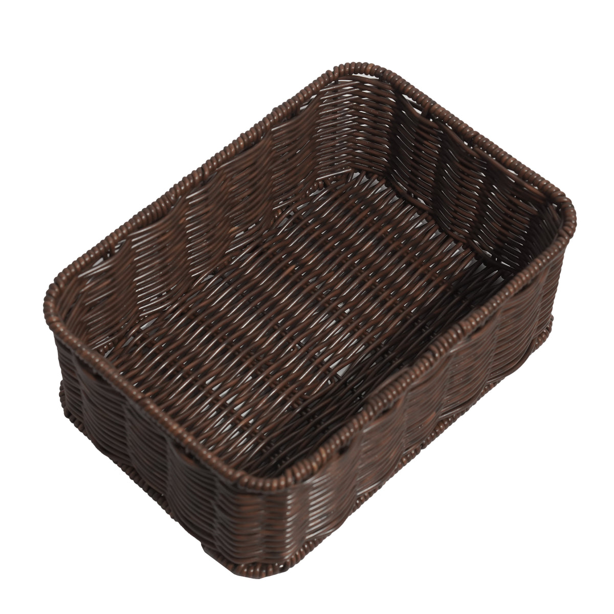 Wooden Rectangle Deep Basket Medium - Image 4