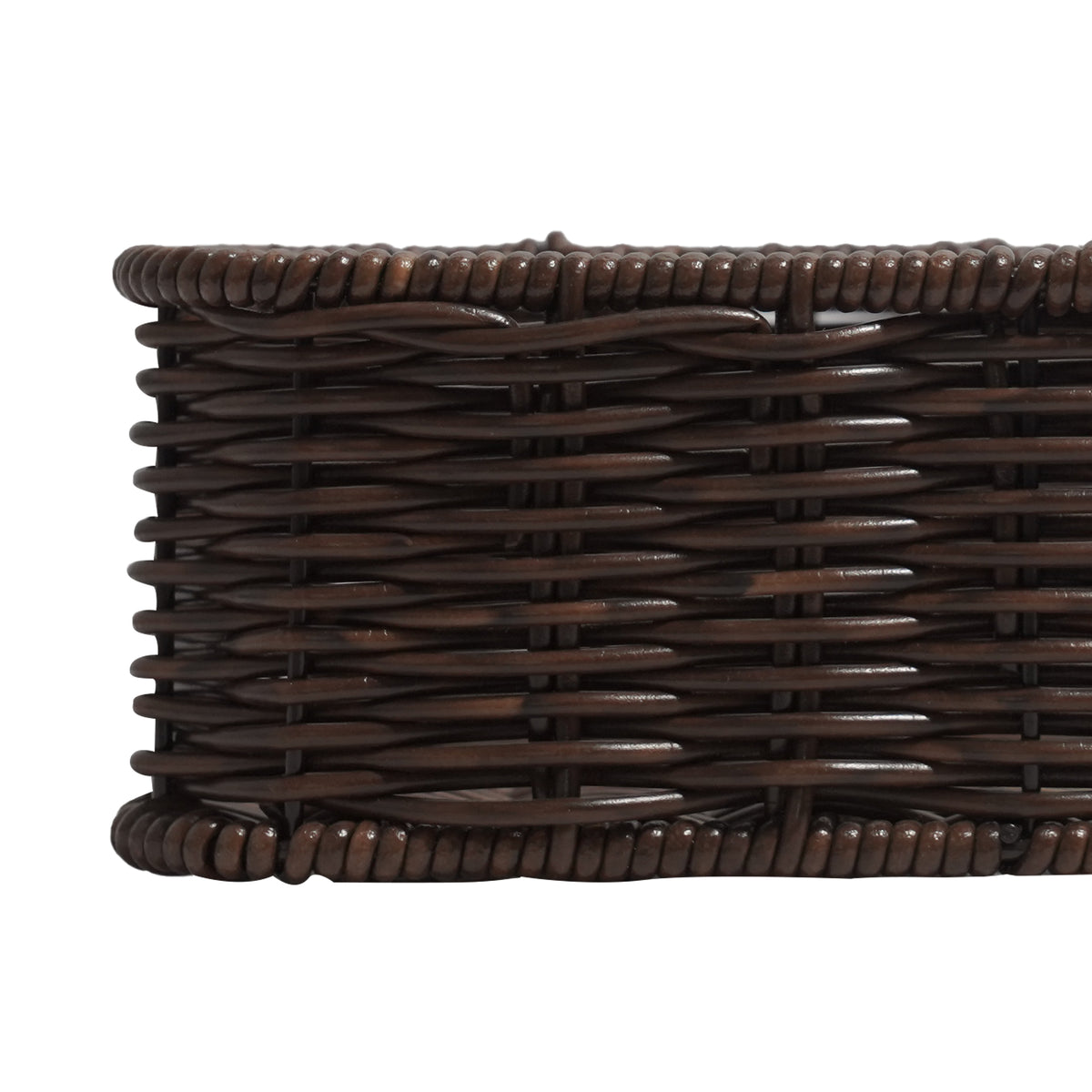 Wooden Rectangle Deep Basket Small - Image 3