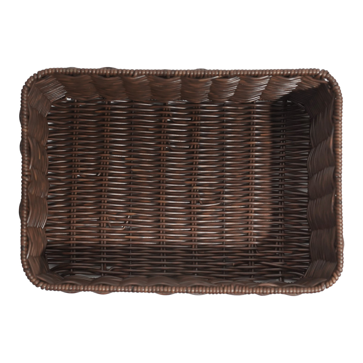 Wooden Rectangle Deep Basket Big - Image 4