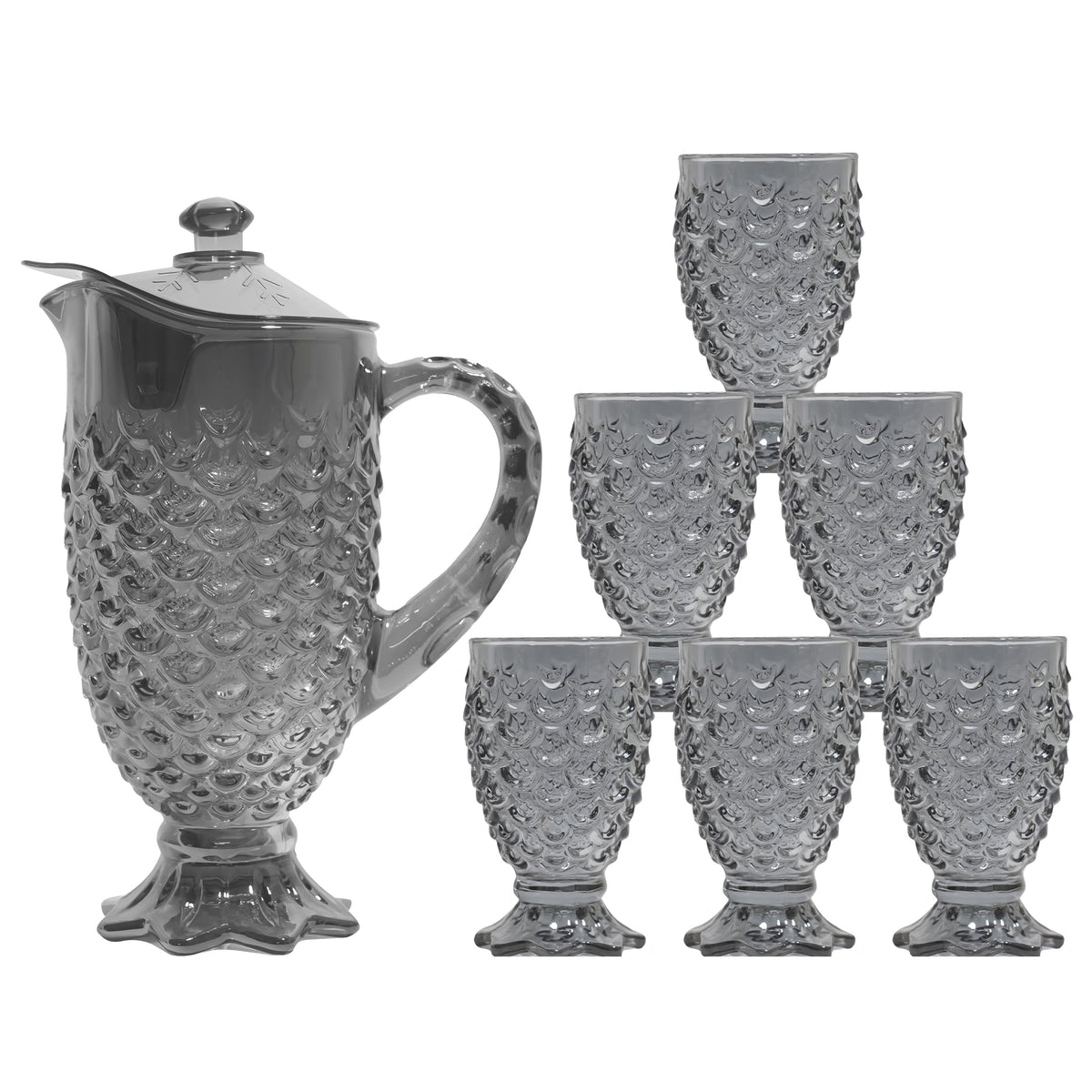 Glass Lemon Set Ywh-7-B - Image 1