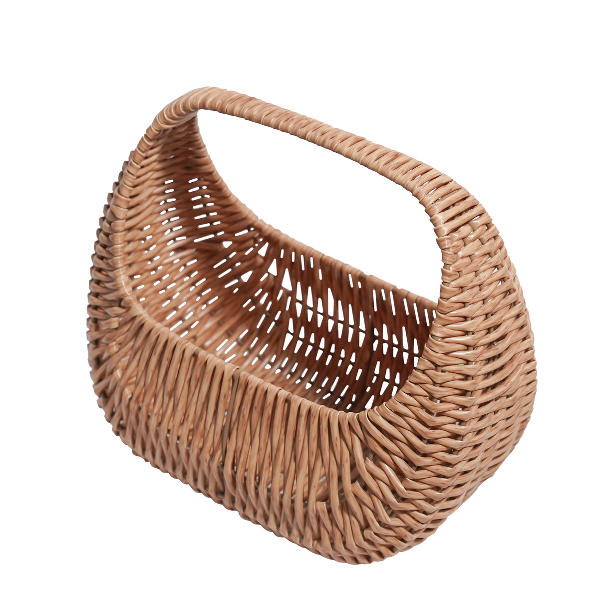 Wooden Oval Handel Basket - Image 2