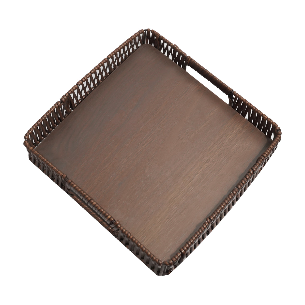 Wooden Square Sleek Tray Big - Image 1