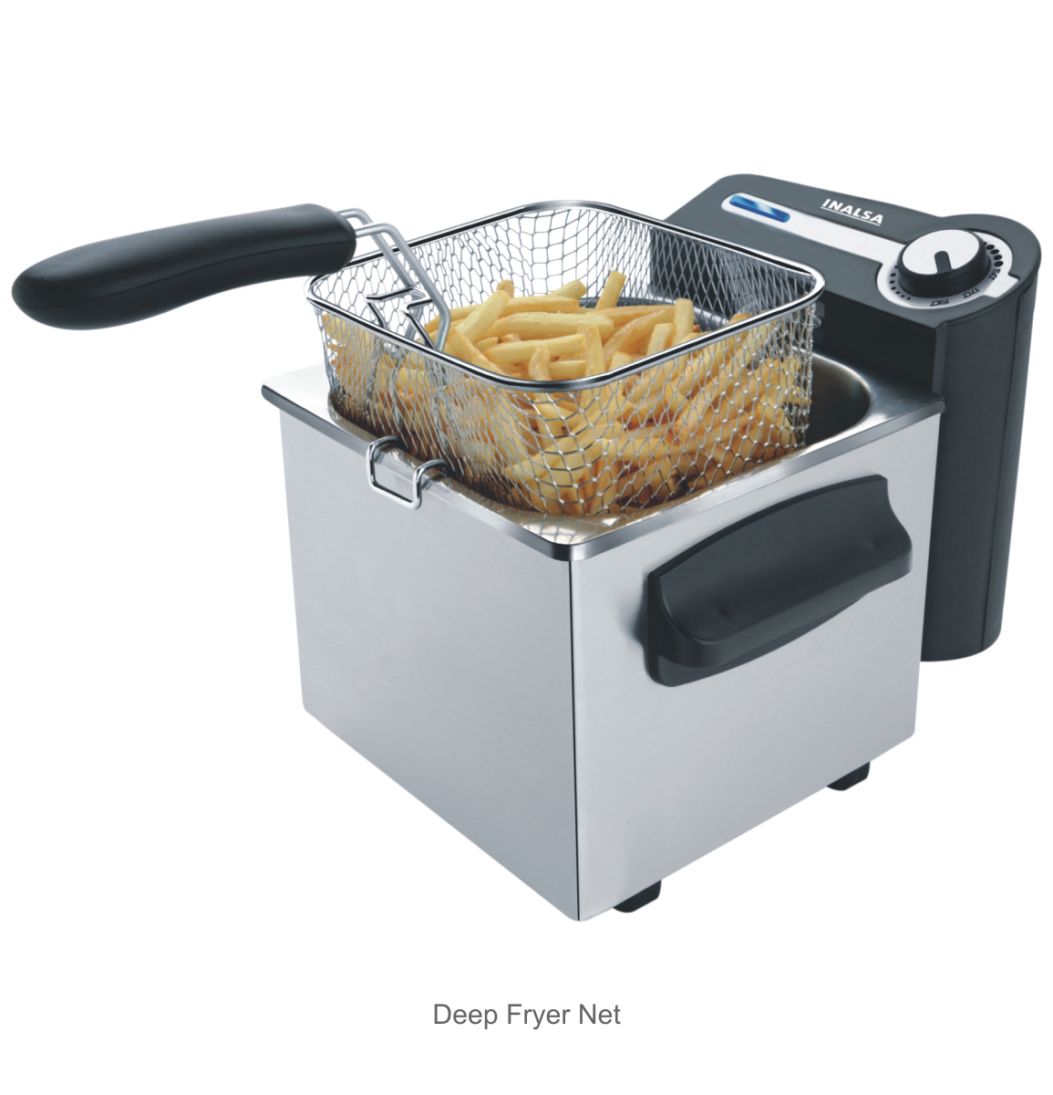 INALSA Professional 2 Air Fryer (Black & Silver, 2 Litre Oil Capacity)