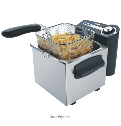 INALSA Professional 2 Air Fryer (Black & Silver, 2 Litre Oil Capacity)