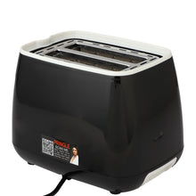Pringle PT406 black pop up toaster rear view