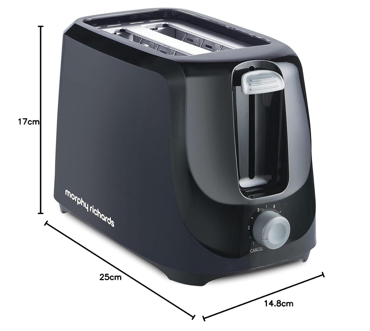 Morphy Richards AT 200 manufacturer dimension diagram